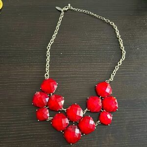 Red bead necklace